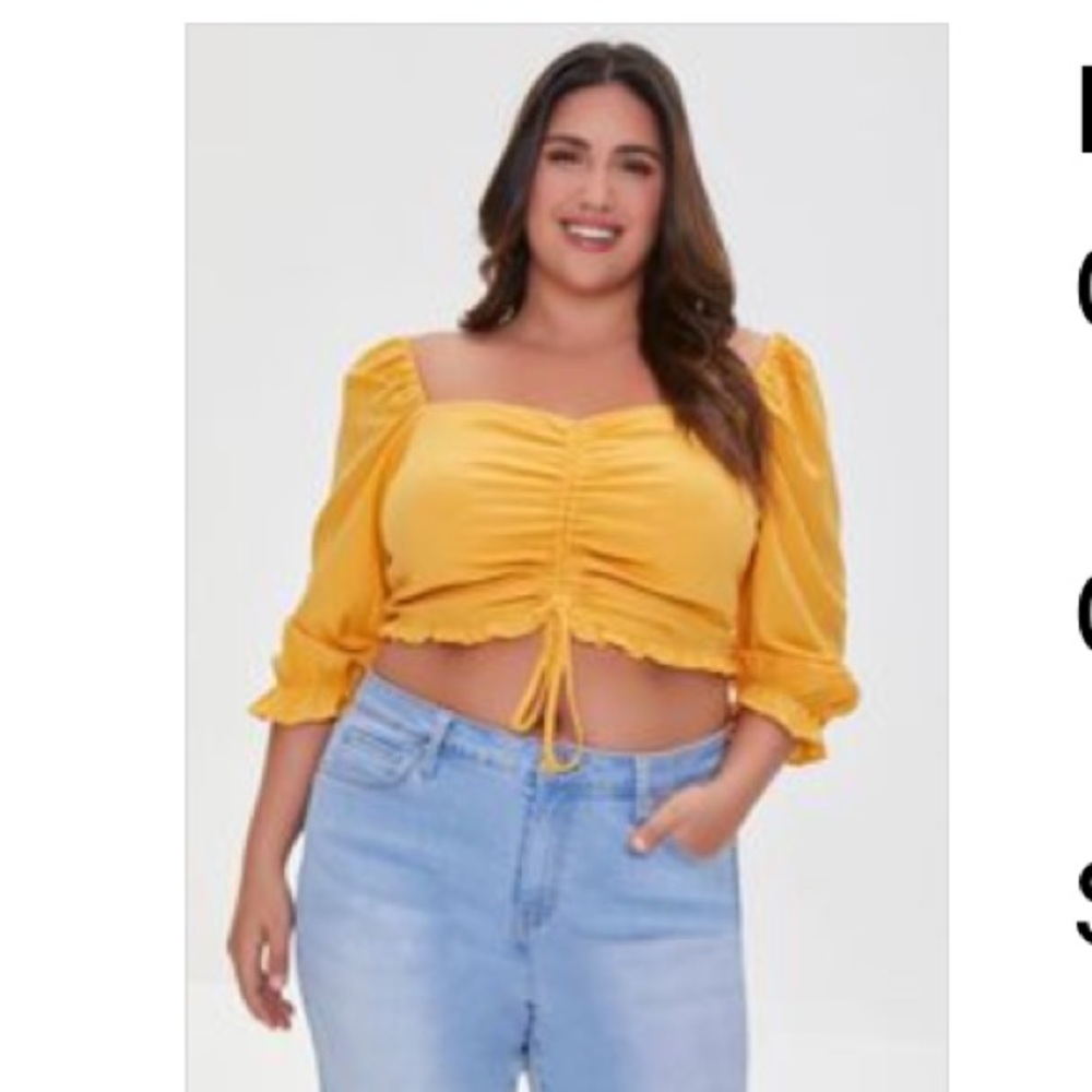 Forever 21 Women’s‎ Plus Size Sweetheart Crop Top